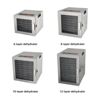 Déshydrateur Commercial Compact Heavybao pour Fruits et Légumes, OEM/ODM, Machine de Séchage Alimentaire Domestique pour Viande Séchée