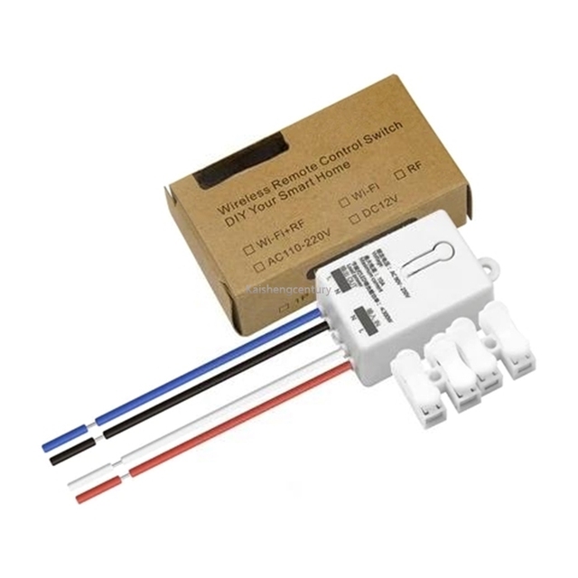 KR2201F Universal 110V 220V 10A Circuit Breaker Micro Receiver 1Channel Remote Control Switches Rf 433 Suitable For Lighting HK