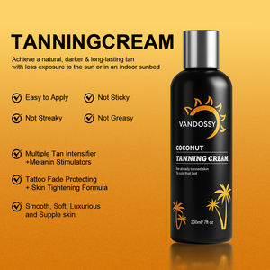 Crème bronzante intense pour le corps, professionnelle, végane, biologique, aux peptides, <span class=keywords><strong>bronzage</strong></span> naturel, huile de coco, vitamine E, pour cabines solaires - Product Image 5