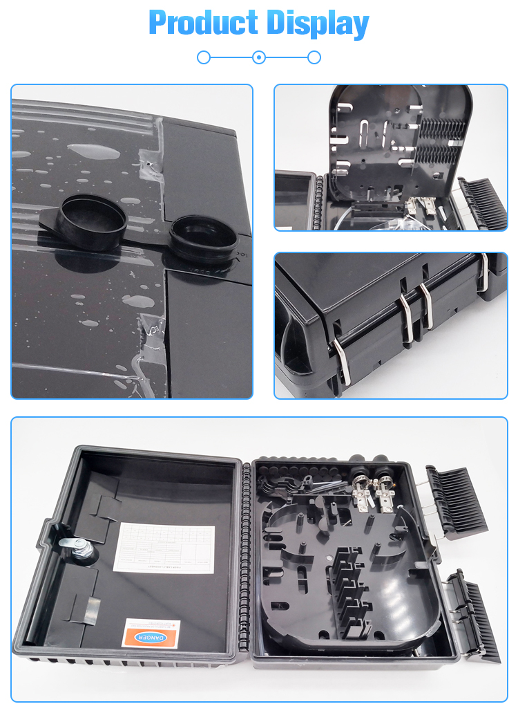 Waterproof Junction Box Fiber Access Terminal 16 Core