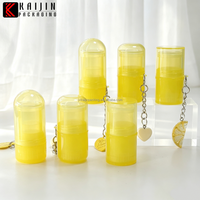 Contenant de baume solide hermétique avec porte-clés, tube de déodorant portable personnalisé OEM en gros, design rotatif avec bouchon à vis