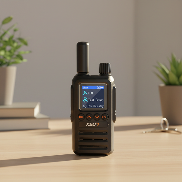 KSUN CT8 Poc Radio 4G Walkie Talkie Long Range Mobile GSM Radio Sim Card 8000km Two Way Radio Handheld Wireless Intercom