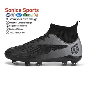 Chaussures de football d'entraînement pour enfants, chaussures de football de qualité supérieure sans lacets, utilisation en extérieur toute saison, design unisexe - Product Image 6