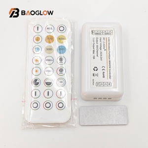 นวัตกรรมใหม่ 2025 ขายส่ง รีโมทไร้สาย 24 ปุ่ม สองสี ไฟ LED วิ่งได้ รีโมท RF ควบคุมไฟ LED ขนาดเล็ก แถบไฟ DC ขนาดเล็ก พร้อมตัวหรี่ไฟ - Product Image 1