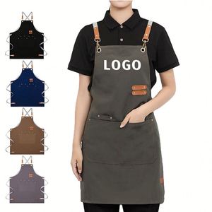 Tablier personnalisé en coton tendance pour cuisine, chef, barista, barbecue, bar, coiffeur, femmes et hommes - Product Image 3