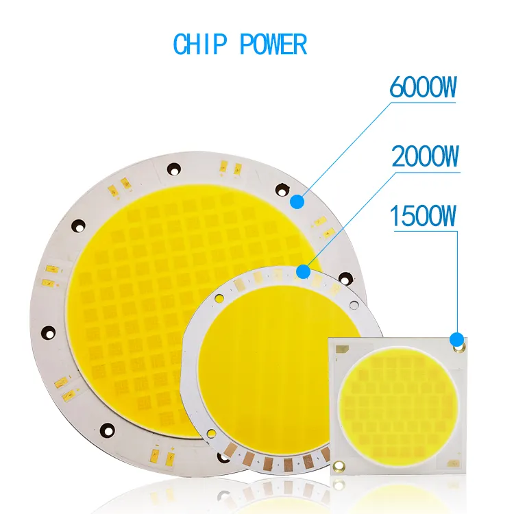 7w 9w 15w 20w 30w 50w 100w 300w 500w 1000w 36v 220v ac dc full spectrum white 3000k 6000k rgbw high cri integrated cob led chip