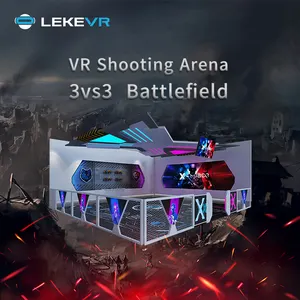 LEKE-parc d'attractions pour loisir créatif, 4 joueurs, 9D, tir VR, simulateur Arcade, équipement de réalité virtuelle