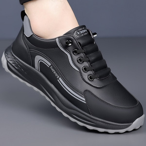 Chaussures Chunky d'Automne pour Hommes, Bout Rond, Semelle Extérieure en Caoutchouc Antidérapante, Chaussures Sportives Décontractées - Product Image 2