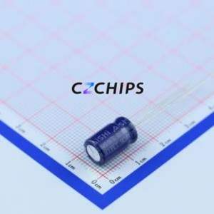 Condensador Electrolítico de Aluminio de Montaje Pasante EGW2GM3R3F12OT, Componente de Montaje Pasante (THT), D8xL12mm 3.3uF 20% 400V 3.5mm - Product Image 1