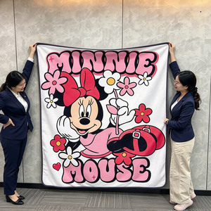 Manta <span class=keywords><strong>de</strong></span> Felpa <span class=keywords><strong>de</strong></span> Mickey Mouse <span class=keywords><strong>de</strong></span> Disney, Súper Suave, con Estampado Digital, Ligera y Cálida, para Todas las Estaciones, 230g - Product Image 2