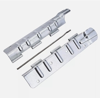 Charnières de palette en zinc de haute qualité pour meubles, charnières de collier de palette pour boîtes en bois, longueurs 325/220/218 mm – Vente chaude