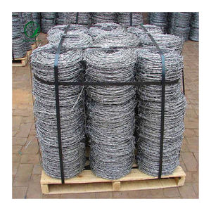Diskon besar baru Brasil kawat Barb galvanis <span class=keywords><strong>1.6mm</strong></span> gulungan pagar kawat Alambre De Puas kawat berduri untuk pena peternakan - Product Image 6