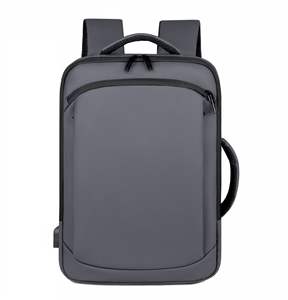 Sac à dos pour ordinateur portable à grande capacité avec compartiment personnalisé, design tendance, imperméable, sac à dos d'affaires, port de charge USB - Product Image 2