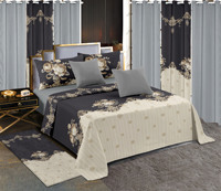 Ensembles de Literie 13 Pièces Sunny Textile Avec Rideaux Assortis, Lots de Housses de Couette en Gros pour le Commerce International