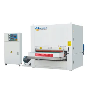 Brede Bandschuurmachine Met Ce/Auto Dikte Schaafmachine En Sander Machines/Schuren Borstel Machine Voor Roestvrij Stalen Oppervlak behandeling