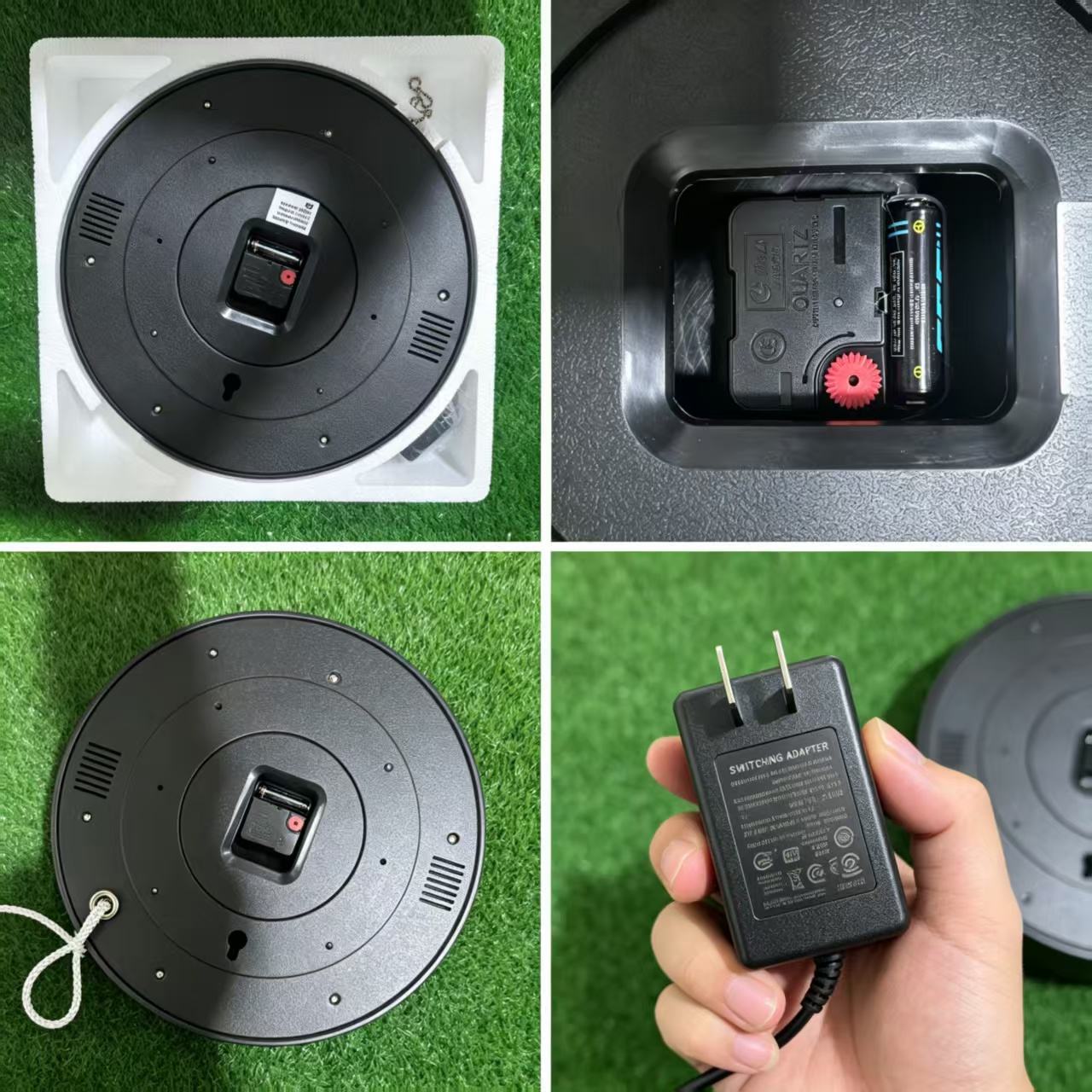 High Quality 12V DC Neon Light Clock From Chinese Factory Custom Wholesale Needle Display Electric Clock Wall Neon · image 6