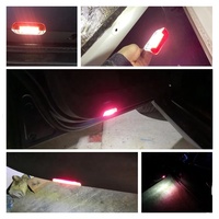 Pour Golf 5/6 CC MK5 MK6 Sagitar B6 B7 Scirocco Accessoires de voiture Décoration Lumière LED Lampes d'avertissement de porte 12V Kit projecteur de bienvenue