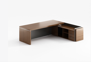 Escritorio Ejecutivo Moderno con Cajones de Almacenamiento, Construcción Duradera de Chapa/MFC, Diseño Ecológico para Gerente/<span class=keywords><strong>Director</strong></span> - Product Image 2