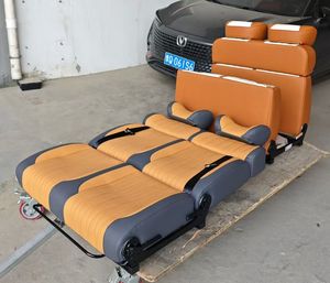Asientos de Cuero de Lujo AutoLiuma para Furgonetas de Conversión, Asiento Cama Plegable Compatible con <span class=keywords><strong>Ford</strong></span> <span class=keywords><strong>Transit</strong></span> y Mercedes Sprinter - Product Image 4