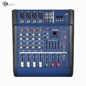 Mezclador de Audio Digital Profesional Aoshen de 4 Canales para DJ, Consola de Mezclas con Amplificador de Potencia para Actuaciones en Escenario - Product Image 1