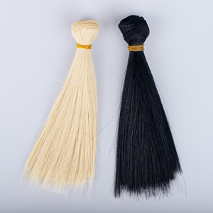 <span class=keywords><strong>Parrucche</strong></span> in Plastica Resistenti al Calore 15*100cm per Bambole Mini e Fashion, Capelli per Bambole BJD 1/3 1/6 Fai-da-Te - Product Image 1
