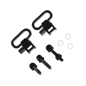 Kit de Eslinga Giratoria de Aleación de Zinc de Alta Resistencia con Tornillos de Doble Tipo, Tamaño 40mm, Óxido Negro, Liberación Rápida, Accesorio Táctico para Exteriores - Product Image 2