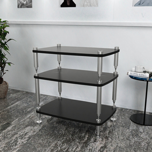 Modular Modern <b>CD</b> Rack 304 Stainless Steel MDF HiFi <b>Stand</b> Shock Absorber Shelf Living Room Furniture for Living Room - Product Image 2