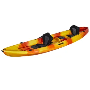 Canoa para Kayak de pesca, barco familiar de plástico, 2 + 1, precio de fábrica, para turismo, 2 años, 3,1-4m, 32-33kg, 250kg, CN;ZHE LLDPE