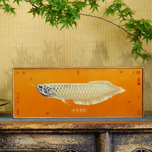 Ornements décoratifs en laiton pour aquarium de poissons rouges, peinture artisanale pour table, adaptés à l'entrée et au salon, arts métalliques - Product Image 2