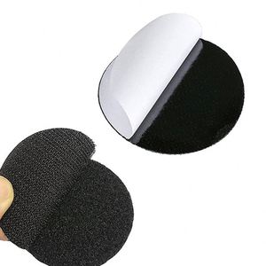 Cinta Adhesiva de Gancho y Bucle de Nylon/Poliéster Negra de Alta Adhesión con Respaldo Adhesivo para Bolsas, Prendas, Patas de Silla y Gestión de Cables - Product Image 2