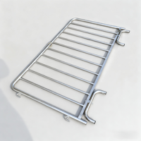 Barrière de contrôle des foules en acier inoxydable avec garde-corps, protection IP68, poteau réfléchissant de qualité ingénierie, amovible, signalisation interdiction de stationnement
