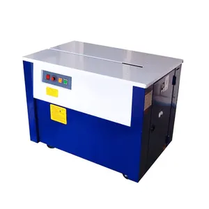 Factory price box carton packing plastic semi automatic strapping machine