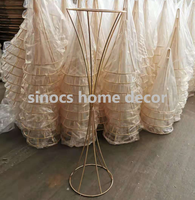 Centre de table en or Autres décorations de mariage Grand vase à fleurs en métal pour fournitures de décoration de mariage