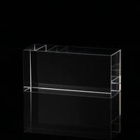 Bloc de Prisme en Verre Saphir Guide de Lumière Optique Octogonal pour Instruments de Topographie Certifié CE Qualité de Surface 60/40