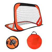 Grand but de football pop-up pour enfants, durable, pliable, filet d'entraînement de football 4x3, cadre en acier, personnalisable, entraînement sportif en plein air