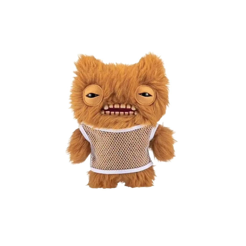 15714n monstre de badge brun