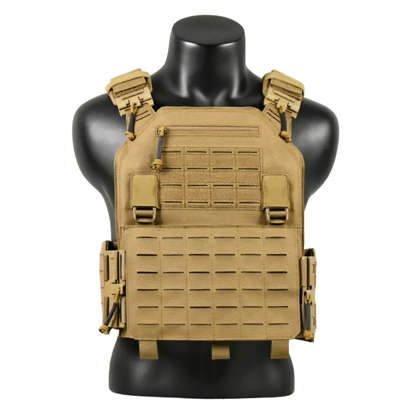 GAF 1000D Nylon Veste Tactice Chaleco Tactico Brown Chest Rig Chaleco de protección completa para el cuerpo Chalecos de Paintball personalizados