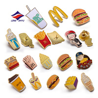 Badges en émail doux personnalisés avec fermoir papillon, fabrication sur mesure depuis 20 ans par Longzhiyu, badges en métal personnalisés pour revers