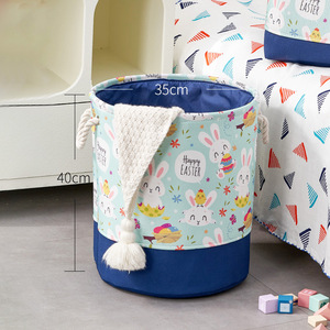 Cesta de Almacenamiento Plegable de Lona Cedar Space para Juguetes de Niños, <span class=keywords><strong>Ropa</strong></span> <span class=keywords><strong>Sucia</strong></span>, Cesto de Lavandería Multifuncional, <span class=keywords><strong>Bolsa</strong></span> Desmontable para Armario - Product Image 1