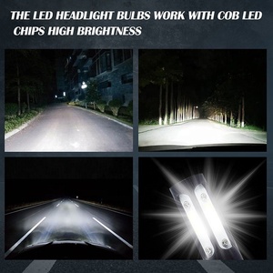 Faros delanteros LED de 4 lados para coche H11 H4 H7 9005 9006 9012 H3 H1 H8 H9 6500K bombillas blancas Auto faro 12V <span class=keywords><strong>cuatro</strong></span> caras luminosas - Product Image 3