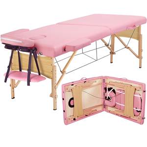 Yongteng, cama de masaje portátil rosa de espuma viscoelástica personalizada de lujo, camilla de pestañas, cama de pestañas - Product Image 1