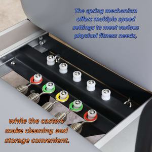 Reformer de Pilates en aluminium Yingjimei YJM1-L4 personnalisé avec un design de sécurité à rail complet, haute qualité et prix attractif - Product Image 4