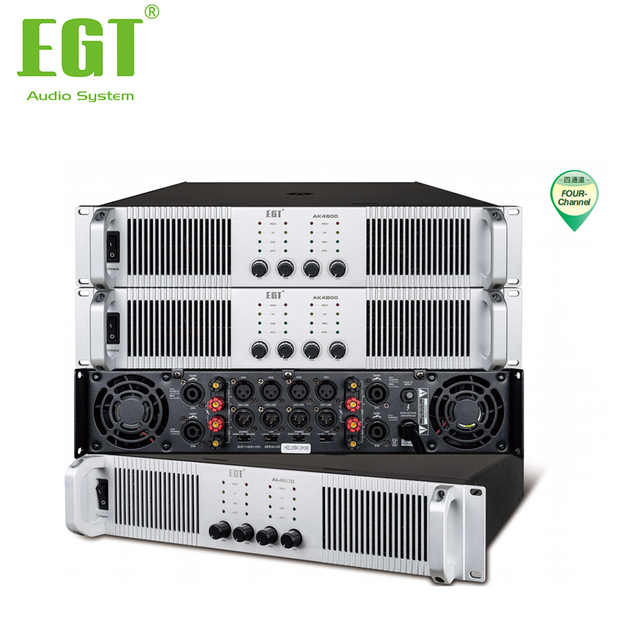 Hot Sale Audio Power Amplifier Professional 4 Channels 4*600w800w1000w AK Series Oem