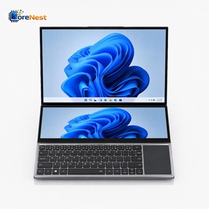 Ordinateur portable CoreNest à double écran, <span class=keywords><strong>Intel</strong></span> <span class=keywords><strong>Core</strong></span> <span class=keywords><strong>I7</strong></span> <span class=keywords><strong>9850H</strong></span> 6 cœurs, 16 pouces plus écran tactile secondaire de 14 pouces, DDR4, ordinateur portable de bureau - Product Image 4