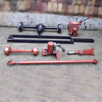 Machine de micro-labourage agricole manuelle multifonctionnelle pour le semis, mini-tracteurs à 4 roues à vendre
