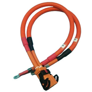 Amphenol ขั้วต่อสายไฟฟ้าแรงสูง2พินตัวนำทองแดงชุบเงินล็อคความปลอดภัยไฟฟ้าชาย-หญิงสำหรับรถยนต์ - Product Image 1