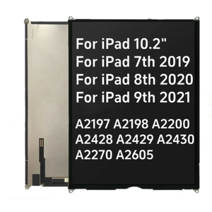 Écran <span class=keywords><strong>LCD</strong></span> pour <span class=keywords><strong>iPad</strong></span> <span class=keywords><strong>7</strong></span> 8 <span class=keywords><strong>9</strong></span> 10.2, pour <span class=keywords><strong>iPad</strong></span> <span class=keywords><strong>Pro</strong></span> 10.2" A2197 A2198 A2200 A2428 A2429 A2430 A2270 A2605, pièces de rechange pour écran <span class=keywords><strong>LCD</strong></span> - Product Image 1
