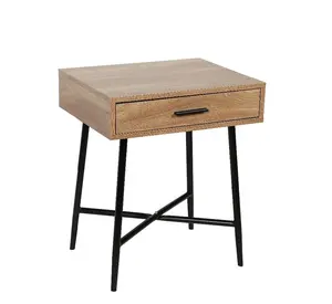 End table bedroom night stand with drawers bed side table wooden