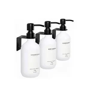 S & J yüksek kaliteli Metal özelleştirilmiş duş şampuan sabun dağıtıcı düşük adedi kremi sıvı dağıtıcı