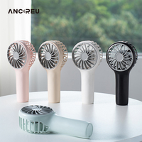 Venta caliente nuevo Mini ventilador de mano portátil recargable verano refrigeración eléctrica Tres velocidades de viento batería para uso doméstico en el coche